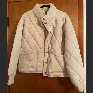 Wild Fable taupe quilted jacket